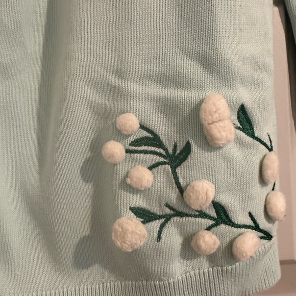 Talbots embroidered cardigan - Picture 2 of 8